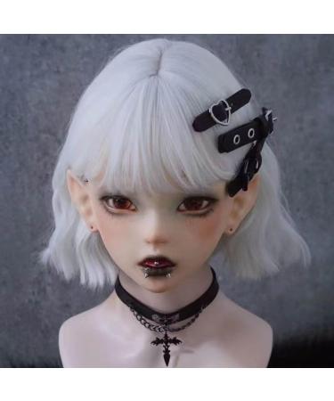 Shinycome Hair Clip Hair Accessories Star/Heart Hairpin Star/Heart Hair Barrette PU Hair Jewelry for Girls Woman 1 count (Pack of 1) Black - Buy Online on GoSupps.com