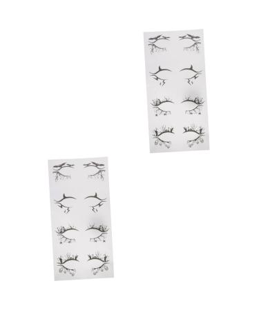 Beavorty 8 Pairs Halloween Eyeliner Stickers Red Eyeliner Pencil Winged Eyeliner Eye Makeup Tools Cosmetics 1 count (Pack of 1) Blackx2pcs