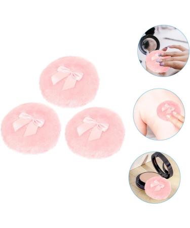 Hohopeti 3 pi ces Lot de Houppettes Moelleuses pour Poudre Corps Fluffy R utilisables avec N ud l gant Applicateur Poudre Sec Maquillage Coton Pur Compact et Confortable - Buy Online on GoSupps.com