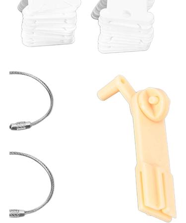 120 Plastic Tooth Floss Coil Cards with Dental Floss Winders & 4 Dental Covers - Ideal for Craft DIY Embroidery & Sewing Storage - Buy Online on GoSupps.com