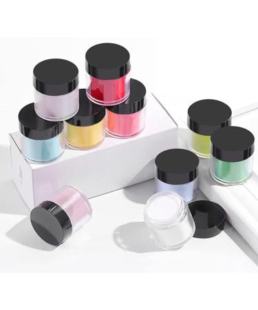 TEEROVA 24 Colors Acrylic Nail Powder Set for DIY Nail Art - Professional Nail Extension Powders for 3D Decoration - Popular Kit for Beginners - Buy Online on GoSupps.com