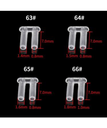 Zwindy 200 Transparent Plastic Glasses Plugs & 5 Glasses Repair Tools - Perfect for Borderless Glasses Fastening Accessories - Buy Online on GoSupps.com