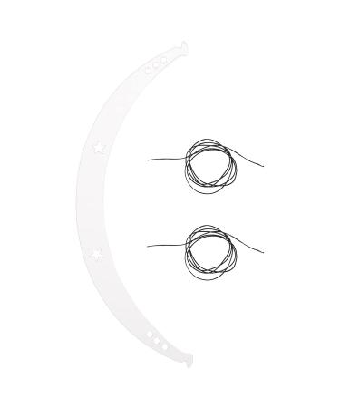 Beaupretty Handheld Eyebrow Mapping Kit - Reusable Stencils & Ruler for Perfect Brow Measurement | International Shipping - Buy Online on GoSupps.com