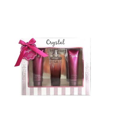 Crystal Perfume Gifts Sets for Women Eau De Parfum (3.4 fl oz) Body Lotion (3.0 fl oz) Shower Gel Our Impression of Tresor Midnight rose - Buy Online on GoSupps.com