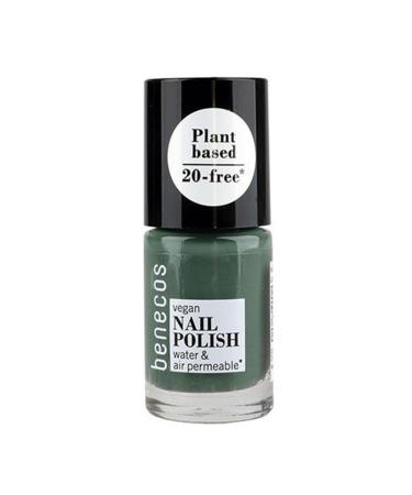 benecos - Nail Polish - 20 Free - Water Permeable - 5 ml - Sage Green