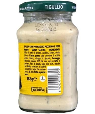  Italian Gourmet E.R. Set of 12 Star Tigullio Sugo Cacio e Pepe Sauces with Pecorino Romano Dop Cream 185g + Gourmet Italian Pulpa 400g - Buy Online on GoSupps.com