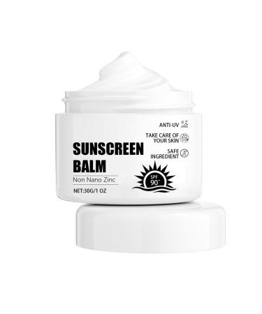 Sunscreen Spf 50 with Zinc Oxide - Water Resistant & Non Greasy Sun Cream - Sunscreen Protects Against Sunburns and Premature Skin Ageing - Long-Lasting Sun Protection
