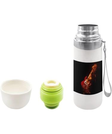 Epic Rock Bass Guitar on Fire Insulated Water Bottle 19 OZ Stainless Steel Travel Mug For Drink Sports Camping Hiking Outdoors - Buy Online on GoSupps.com