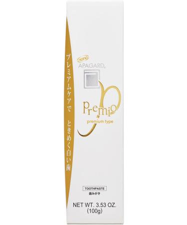 Buy APAGARD PREMIO Nano-Hydroxyapatite Toothpaste - Fluoride-Free Double Mint for Naturally Whiter Teeth | 100g International Shipping - Buy Online on GoSupps.com