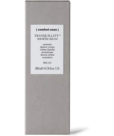 Comfort Zone Tranquillity Shower Cream - 200 ml Bottle - Aromatic Amaranth Essential Oils - Silky Smooth Skin - Natural Ingredients - For Shower - Buy Online on GoSupps.com