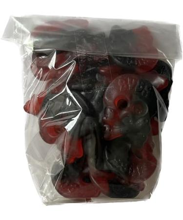 Bubs Hallon/Lakrits Skalle Scandi Raspberry/Liquorice Skull Sweets 400g BIG BAG Pick n Mix Gift - Buy Online on GoSupps.com