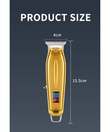 toothgeneric Hair Cutting Tool USB Charging LED Digital Display Mens Shaver Mini Design Engraving Shear Razor Hair Clipper Trimmer for Men - Buy Online on GoSupps.com
