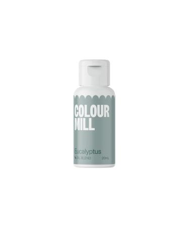 Colour Mill Oil Blend Oil-based Food Colouring Eucalyptus - Food Colouring for Chocolate Fondant Cupcakes Cakes Baking Macaron - Food Colouring for Cake Decoration - 20ml Eucalyptus 20 ml