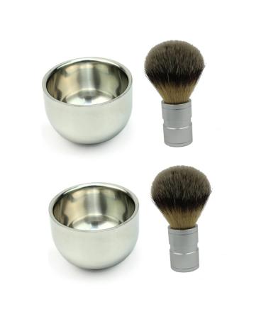 Cabilock 2-Pack Unbreakable Shaving Soap Containers | Men's Beard Shaving Tools | Travel-Friendly Shaving Cup & Bowl for Razors & Brushes - Buy Online on GoSupps.com