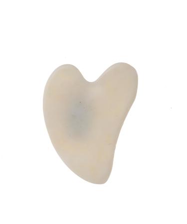 Gua Shab Beauty Face Massage Tool Danielle Creations (White Jade)