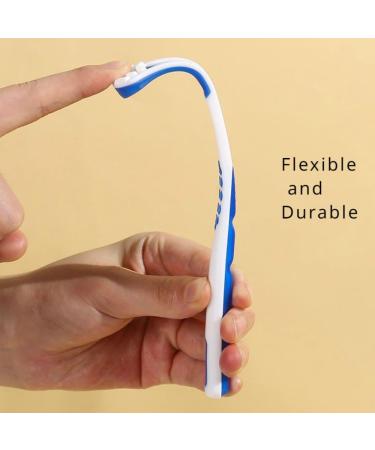 Silicone Tongue Scraper - Fight Bad Breath & Freshen Mouth | Easy to Use Red Tongue Cleaner for Adults | Essential Travel Oral Care - Buy Online on GoSupps.com