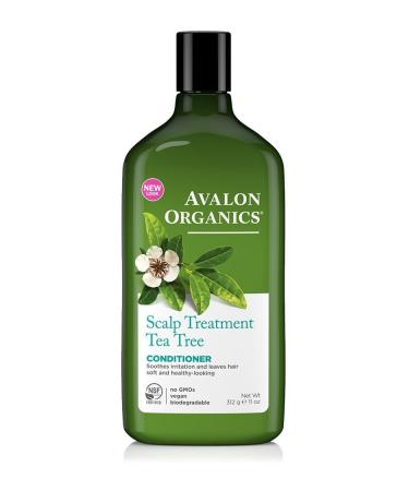 Avalon Organics Scalp Treatment Conditioner Tea Tree 11 oz (Pack of 12)