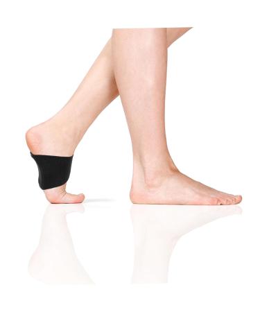 VANZACK Washable Arch Support Sleeves - 2pcs Flat Foot Pads for Men & Women | Portable Outdoor Foot Support - Buy Online on GoSupps.com