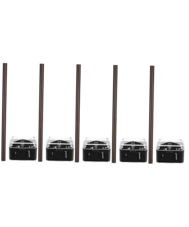 Healeved 5 Sets Eyebrow Pencil Eyebrow Pen Eyebrow Makeup Pencils Eye Brow Pencil Tattoos Supply Wood