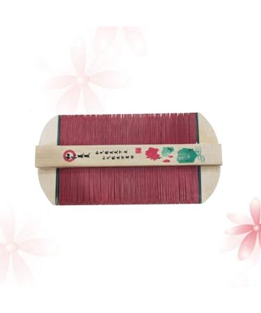 Exceart Wooden Head Lice Comb - Double Sided Bamboo Teeth - Head Massage Comb for Women, Girls, Kids - 2Pcs - Buy Online on GoSupps.com
