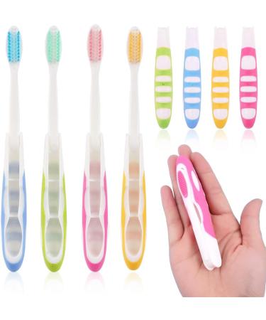Buy Tslrsa Foldable Travel Toothbrush - 8 Soft Bristle Portable Toothbrushes for Adults & Children | Ideal for Sensitive Gums - International Shipping - Buy Online on GoSupps.com