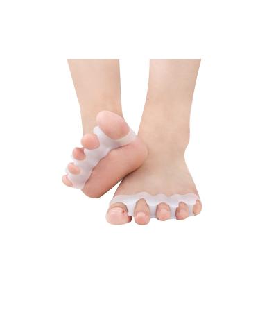 2 Pair Gel Bunion Corrector Kids Toe Separator for Overlapping Toe Bunion Corrector Pads for Bunion Relief Splint Toe Separators Big Toe Space Suitable for Bunion Pain Relief and Overlapping Toes 2 pair*S