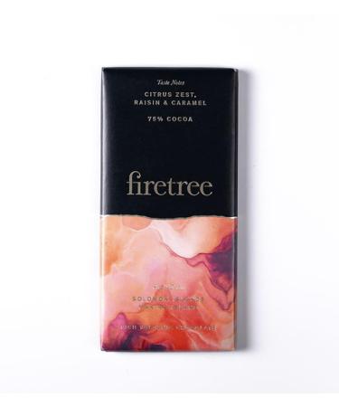 Firetree 75% Cacao Chocolate Bar 65g Single-Estate from Solomon Islands and Makira Island