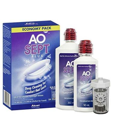 AoSept Plus Economy Pack 360ml and 90ml