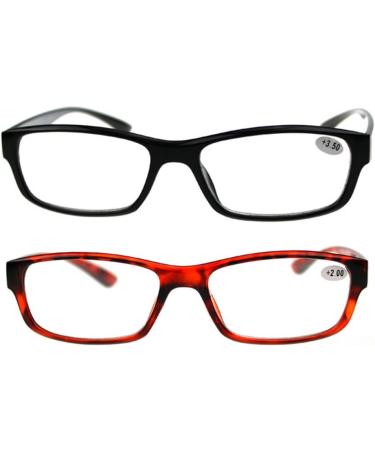 WFZ17 Reading Glasses for Elderly | Ultra Light Unisex +1.0 Black Resin Frame - Buy Online on GoSupps.com