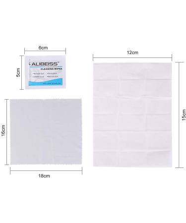 ALIBEISS 150 Pack Pre-Moistened Lens Wipes for Glasses, Camera, Tablets, Smartphones, Screens - 150 Count Pack - Buy Online on GoSupps.com