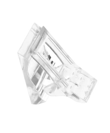 Lurrose 8 Pcs Poly Gel Nail Tips - Transparent Finger Extension Clips for Manicure | Nail Beauty Tool 3.5 x 3 cm - Fast Build & International Shipping - Buy Online on GoSupps.com
