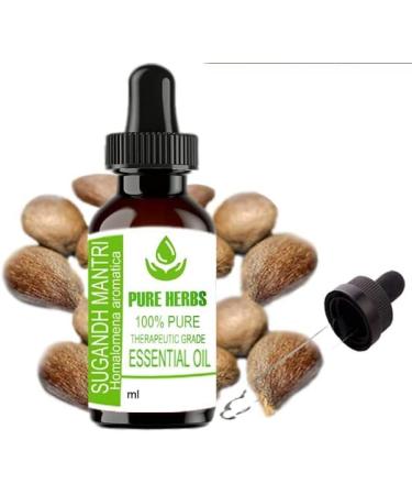 Buy Pure Herbs Sugandh Mantri Essential Oil (100 ml) - Aromatic Homalemona Oils for Relaxation & Wellness - International Shipping - Buy Online on GoSupps.com