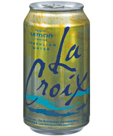 LaCroix Sparkling Water, Lemon, 12 Fl Oz (Pack of 24)