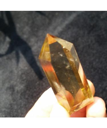 Natural Crystal Rough 4pcs Natural Citrine Quartz Crystal Transparent Point - Buy Online on GoSupps.com
