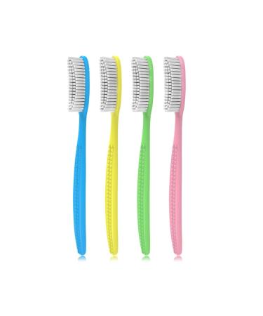 SUICRA Toothbrushes Super Hard Toothbrush extra hard Large Brush Head Adult Toothbrush Manual Toothbrush Field Toothbrush