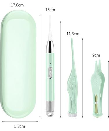 LED Ear Wax Removal Tool USB Earwax Remover Baby Nasal Booger Tweezers Ear Cleaner Pen for Adults Kids Ear Picks Digger Set w/Carry Box (Purple) - Buy Online on GoSupps.com