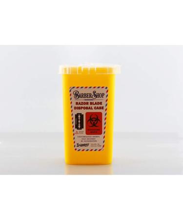 Lurrose Blade Dispenser Case - Waste Blade Box for Razor Disposal | Travel & Household Accessory - Yellow - 1 Piece - Buy Online on GoSupps.com