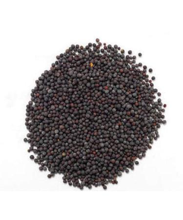 Shopper's Freedom 1kg - Organic Whole Black Mustard Seeds Dipped Sauces with Rai Spices Seasoning Herbs