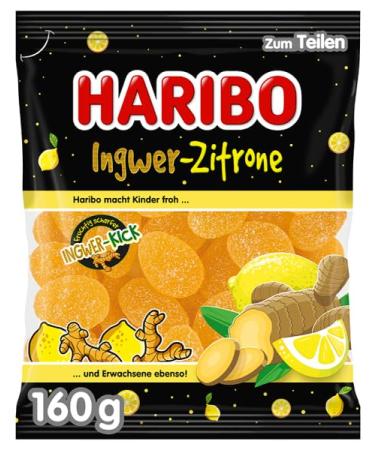 HARIBO Haribo Pack of 12 sachets of ginger lemon 160 g (12 x 160 g)