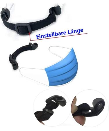 Buy Adjustable Mask Holder (4 Pieces) - Comfortable Back of Head Mask Support for All Face Masks - International Shipping Available - Buy Online on GoSupps.com