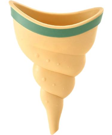 Female Urinal - Spill Proof Female Urinal Device for Women Standing Up to Pee - Travel Urinal for Female Pee Funnel Reusable Women Pee Cup for Hiking Camping Picnic Dtt Conch Shape + Stability Ring Light Yellow - Buy Online on GoSupps.com