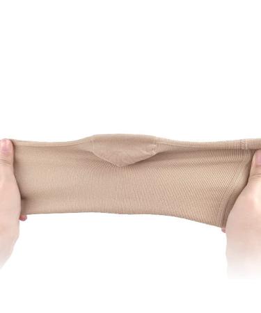 Ankle Support Comfortable & Breathable Elastic Spandex/Nylon for Sports | Joint Pain & Injury Recovery | X-Large Skin Color - Buy Online on GoSupps.com