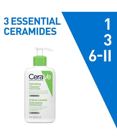 CeraVe Moisturizing Cleanser for Normal to Dry Skin - Fragrance-Free 236 ml | International Shipping Available - Buy Online on GoSupps.com