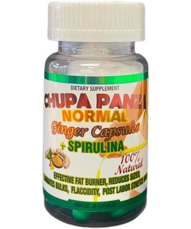 Chupa Panza Normal 30 Cap 100% Natural Capsulas de Jengibre, Elimina Tallas!