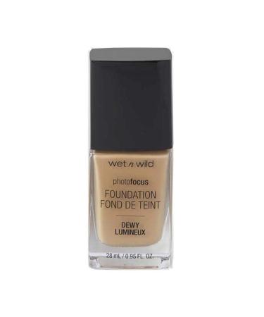 Wet n Wild Photo Focus Foundation Dewy Weightless Foundation with Nourishing and Long-wearing Formula Buildable Coverage Ideal for Normal to Dry Skin Type Vegan Golden Beige - Buy Online on GoSupps.com