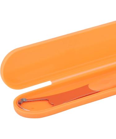 Buy 2 x Stainless Steel Tongue Scrapers for Adults & Children | Effective Oral Care & Bad Breath Control - Buy Online on GoSupps.com