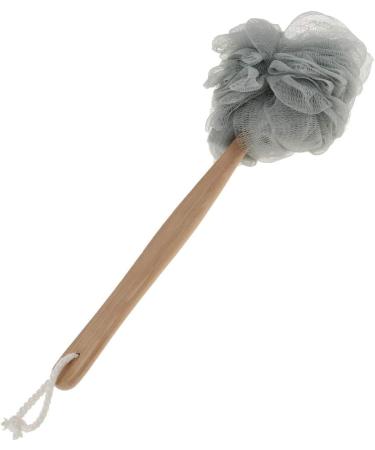Baosity Shower Sponge with Handle - Soaping Aid for Easy Back Cleaning - Gray - Buy Online on GoSupps.com