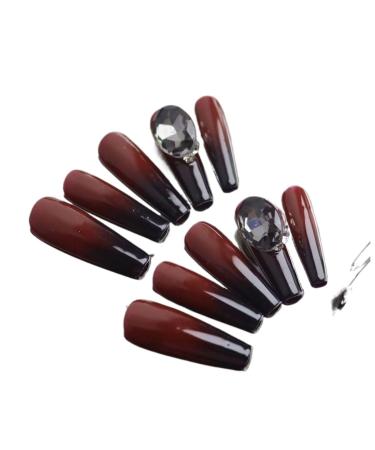 Temperament-enhancing manicure wearing gradient original real shots of the same handmade products in Europe and America.(M)