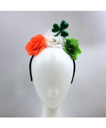 Amosfun Clover Headband St. Patrick Day Headband Colorful Rose Hair Hoop Carnival Cosplay Party Hairbands Irish Party Hair Accessory St. Patrick Day Carnival Photo Props - Buy Online on GoSupps.com