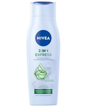 Beiersdorf Nivea 2in1 Express Shampoo with rinse aloe vera 250 ml pack of 6